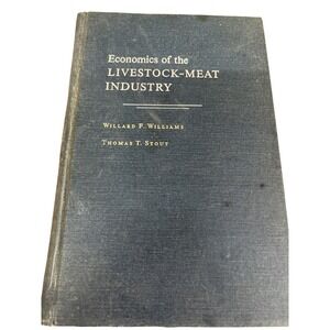 Macmillan‎ Economics of the Livestock-Meat Industry Book Hardcover 1971 Vintage
